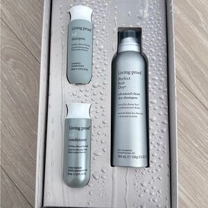 Living Proof PhD Dry Shampoo & Travel Size Full Shampoo And Conditioner Set